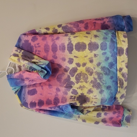 Harry Potter Hogwarts Tie Dyed Hoodie Womens Size XL Ladies Harry Potter Hogwart - Picture 2 of 11